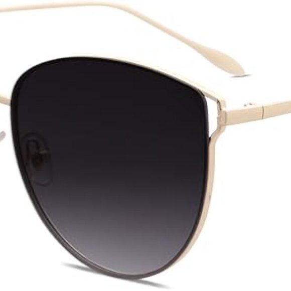 Mirrored Flat Lens Fashion Sunglasses for Women SJ1085 main image 5
